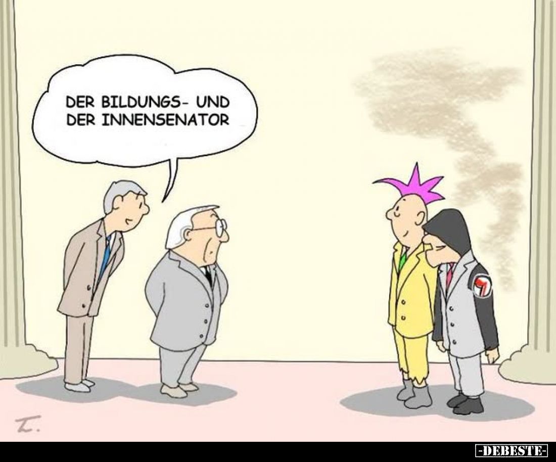 Der Bildungs- und der Innensenator