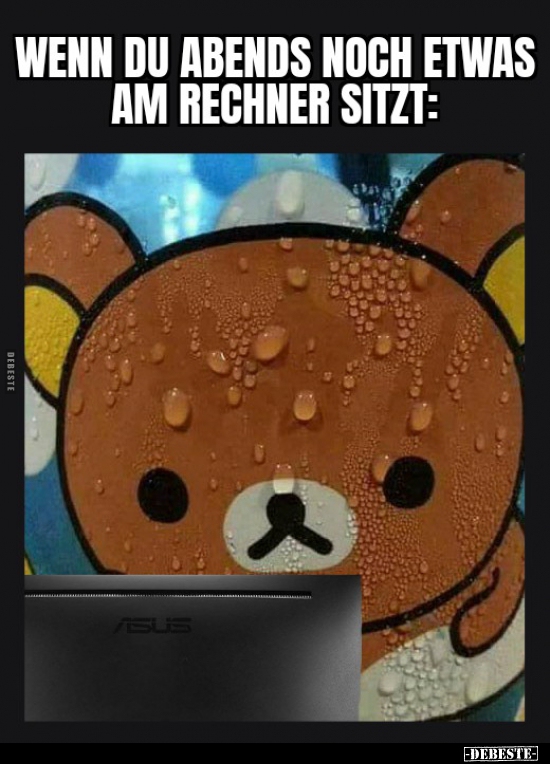 Wenn du abends noch etwas am Rechner sitzt..