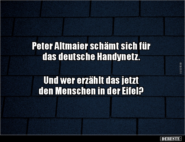 Peter Altmaier schämt sich für das deutsche.. - Lustige Bilder | DEBESTE.de