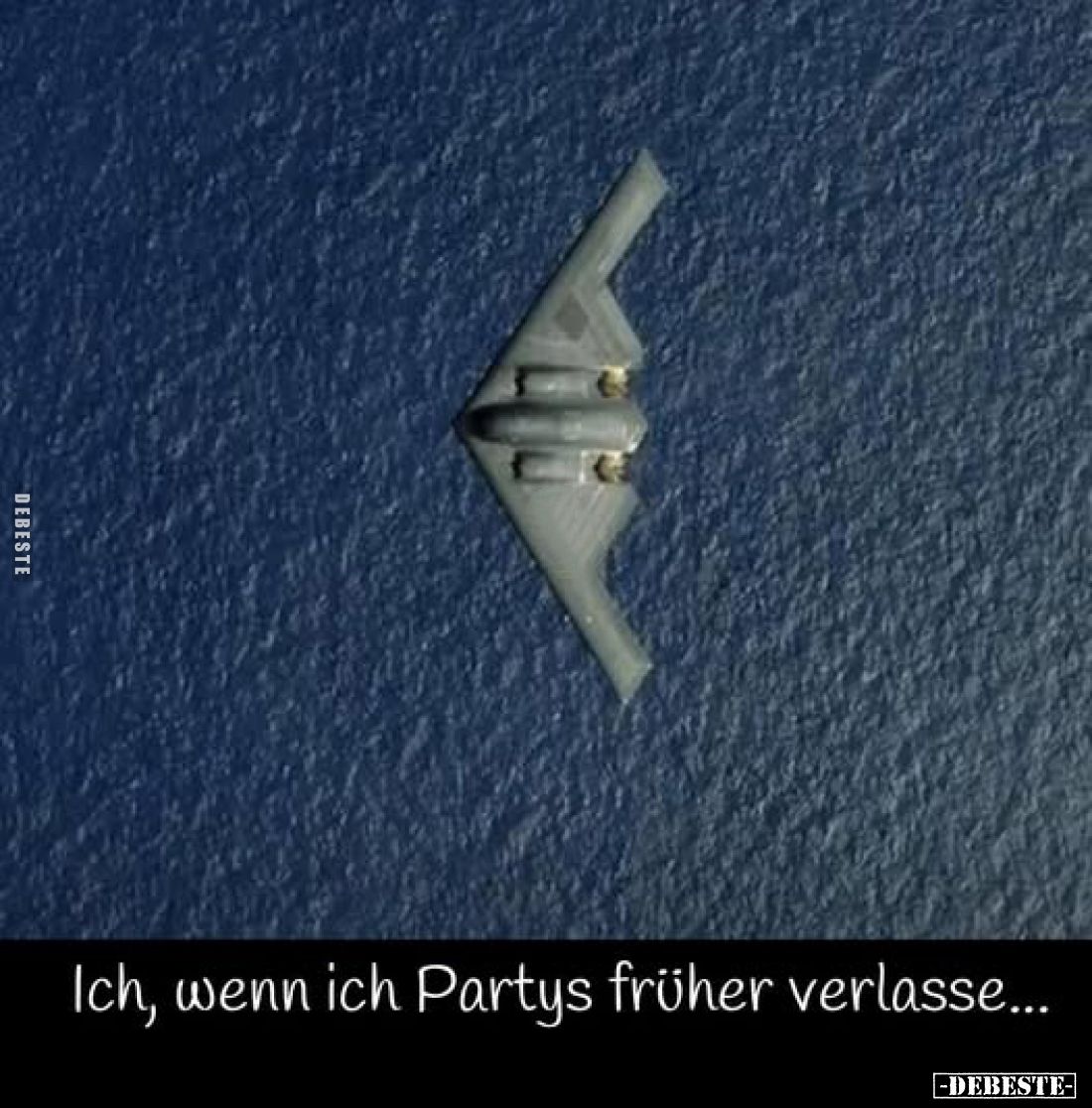 Ich, wenn ich Partys früher verlasse...