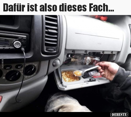 Dafür ist also dieses Fach...
