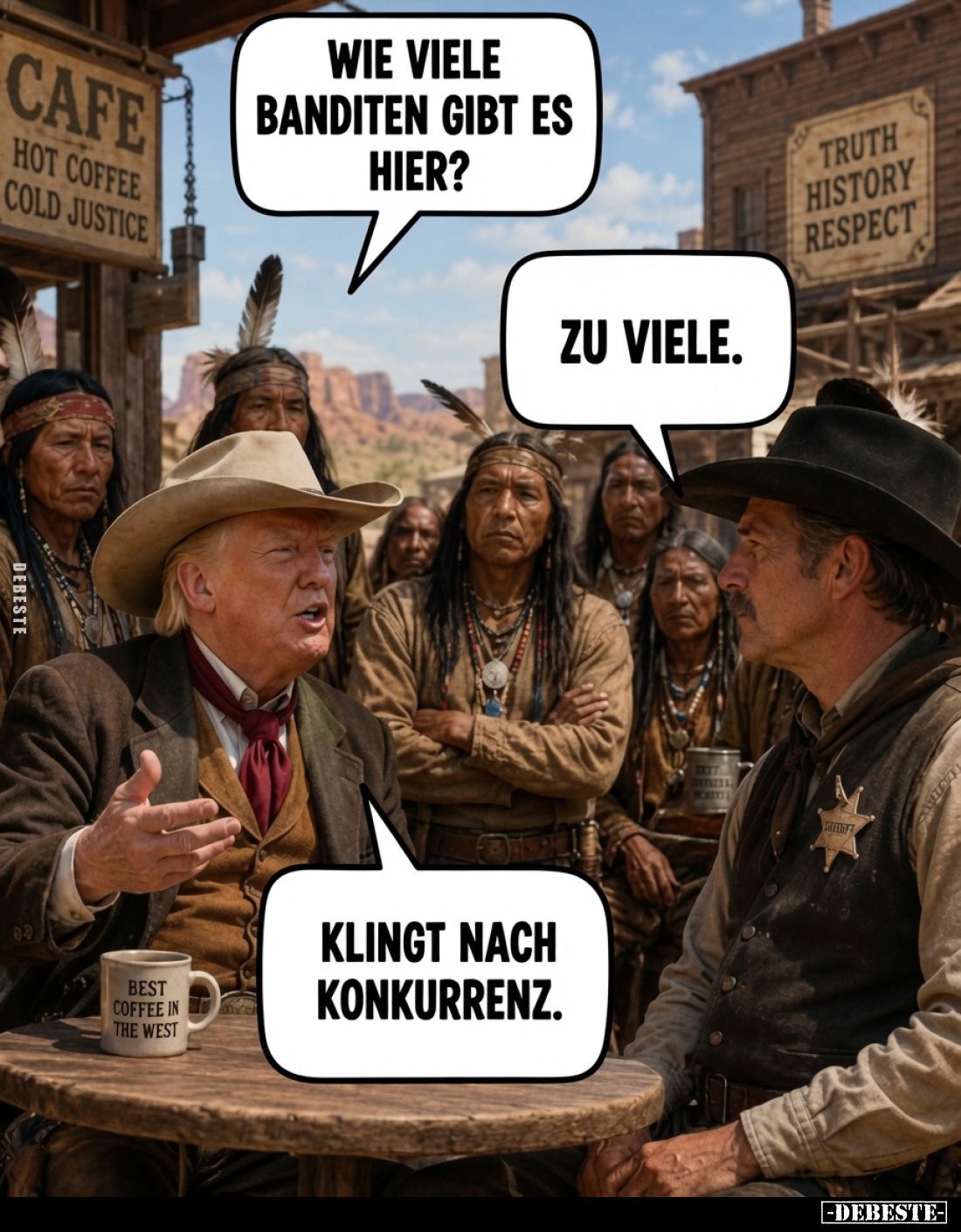 Wie viele Banditen gibt es hier?
Zu viele.
Klingt nach Konkurrenz.