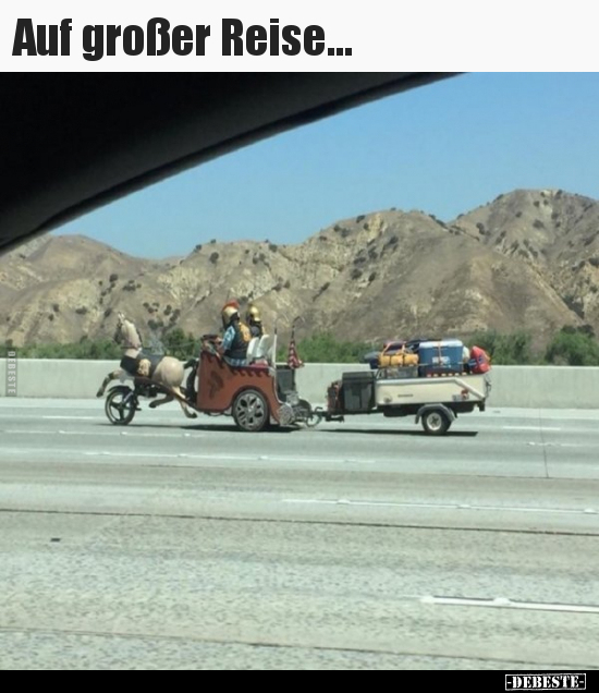 Auf großer Reise...