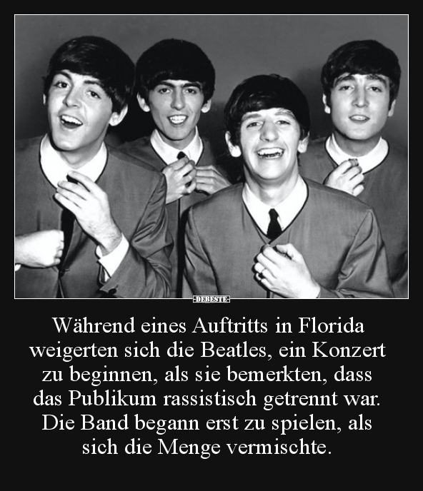Während eines Auftritts in Florida weigerten sich die..