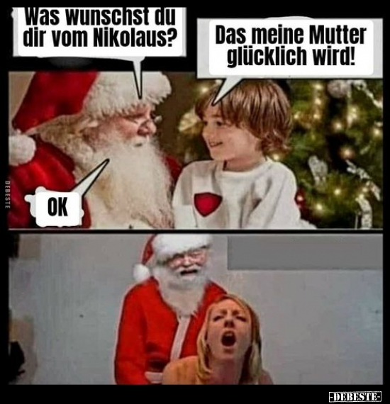 Was wünschst du dir vom Nikolaus?.. - Lustige Bilder | DEBESTE.de