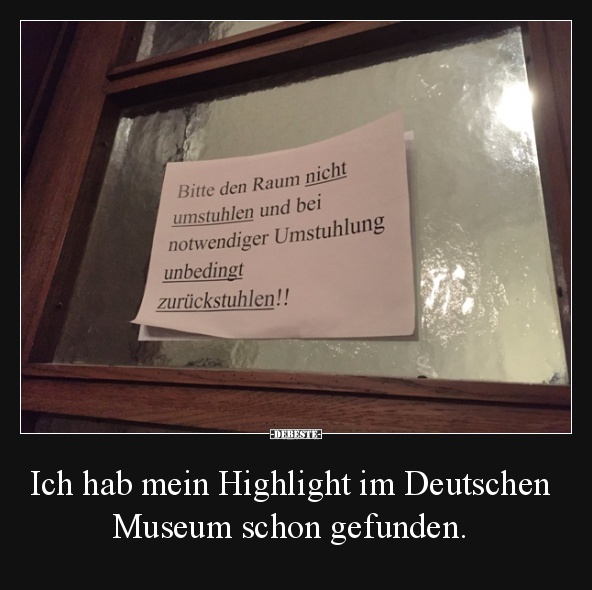 Ich hab mein Highlight im Deutschen Museum schon gefunden. - Lustige Bilder | DEBESTE.de