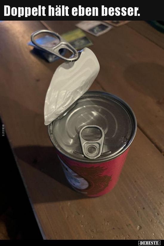 Doppelt hält eben besser...