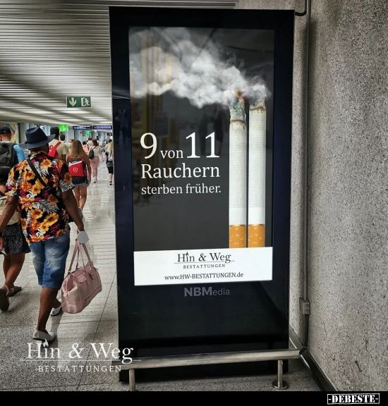9 von 11 Rauchern sterben früher... - Lustige Bilder | DEBESTE.de