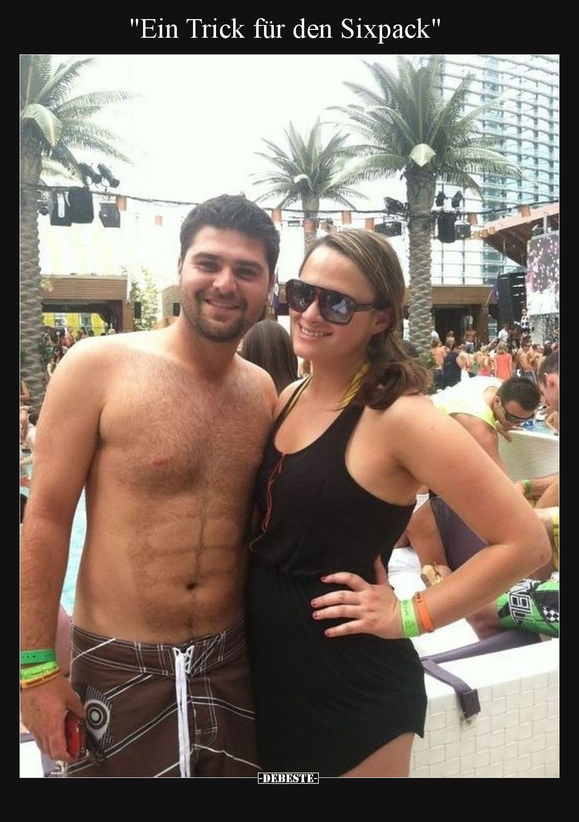 Ein Trick für den Sixpack