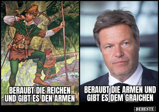 Beraubt die Reichen und gibt es den Armen.. - Lustige Bilder | DEBESTE.de