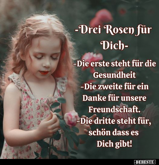 - Drei Rosen für Dich... - Lustige Bilder | DEBESTE.de