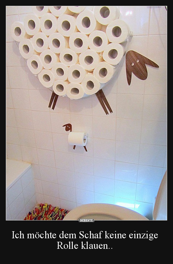 Ich möchte dem Schaf keine einzige Rolle klauen..