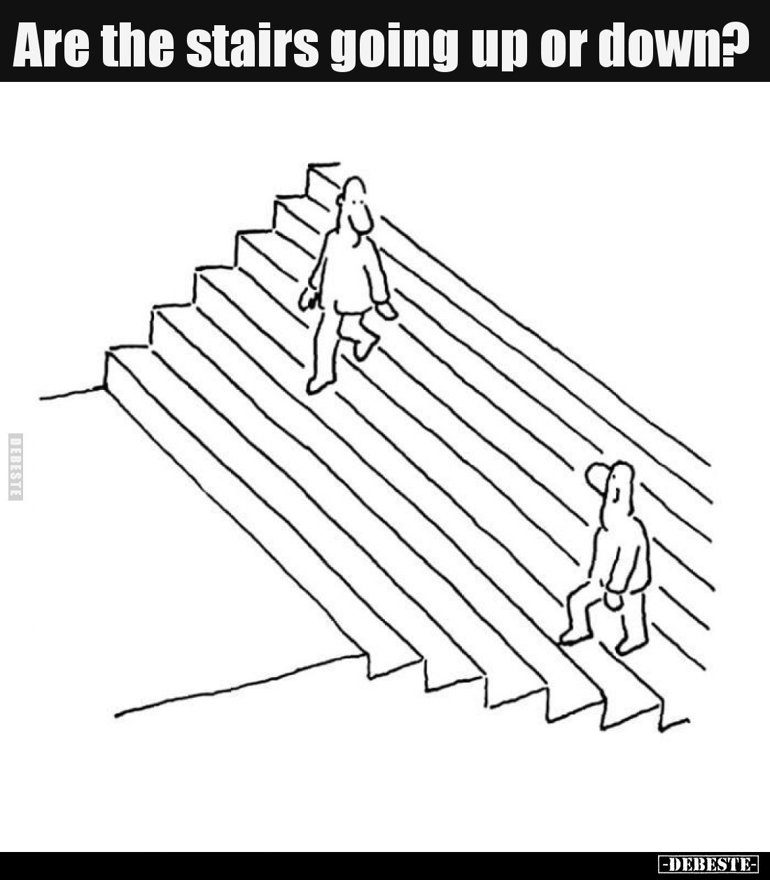 Are the stairs going up or down?