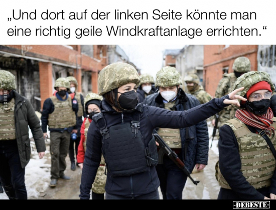 "Und dort auf der linken Seite könnte man eine richtig.." - Lustige Bilder | DEBESTE.de