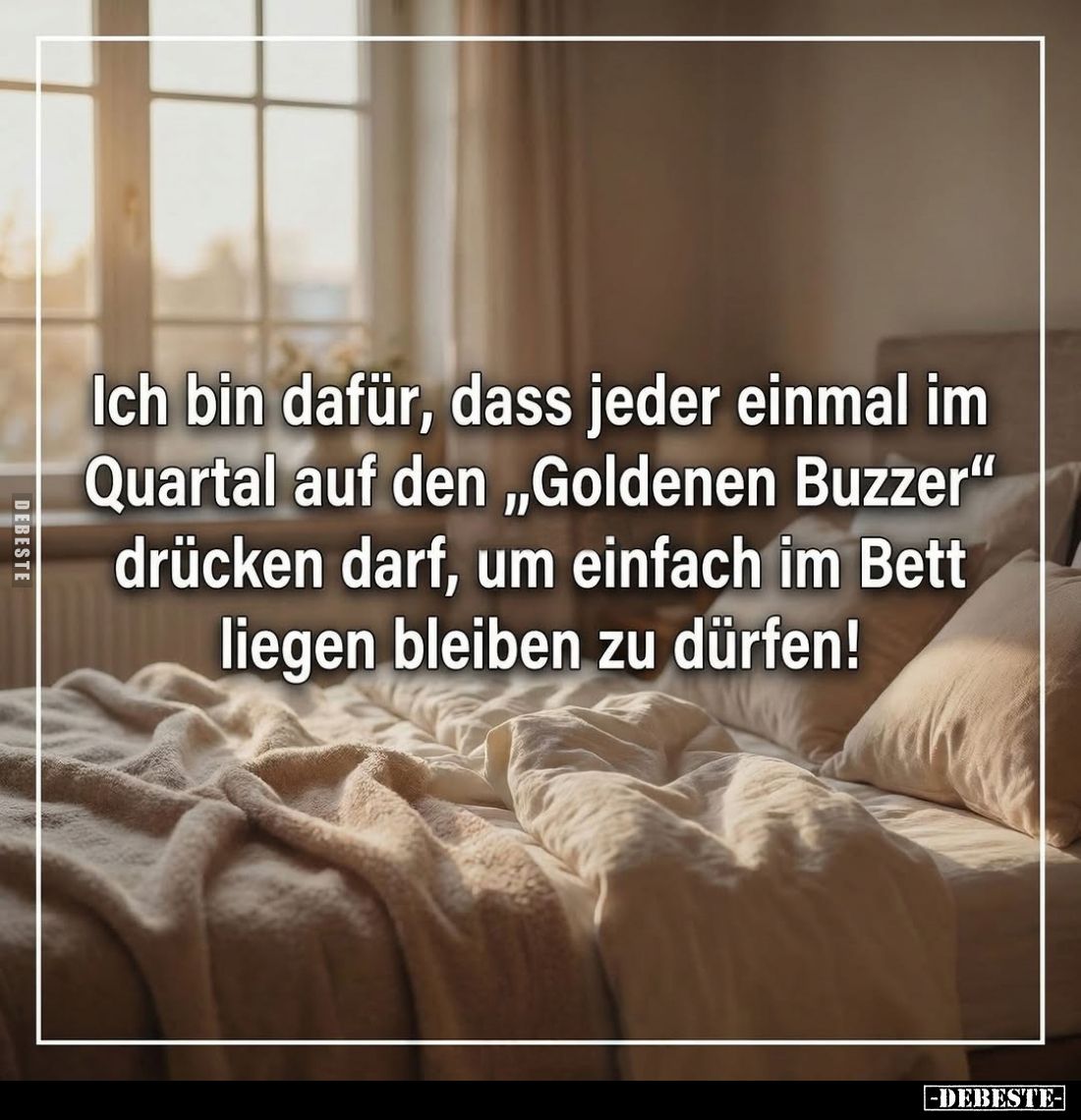 Ich bin dafür, dass jeder einmal im Quartal auf den.. - Lustige Bilder | DEBESTE.de