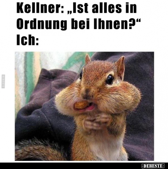 Kellner: „Ist alles in Ordnung bei Ihnen?" - Lustige Bilder | DEBESTE.de