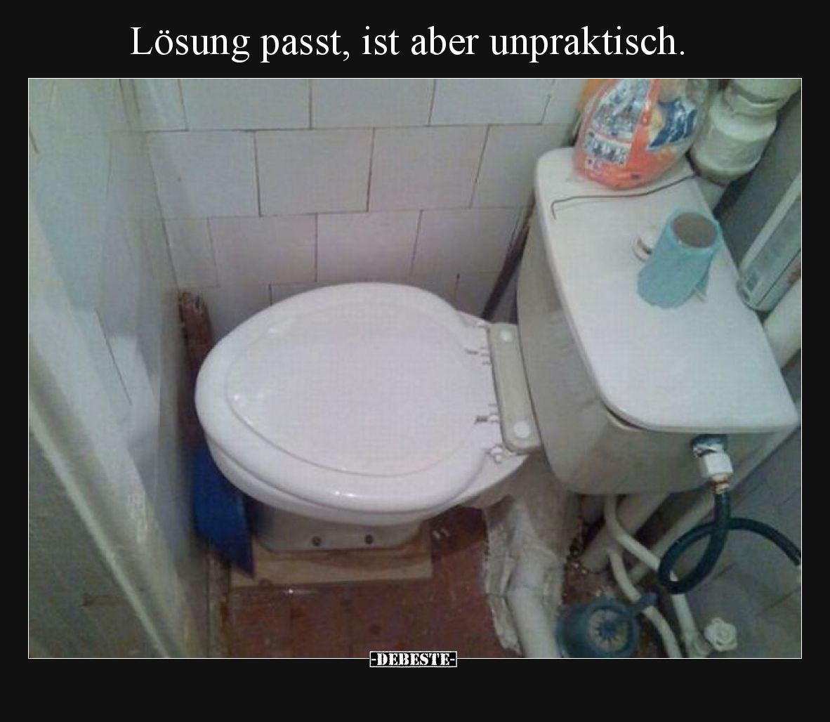 Lösung passt, ist aber unpraktisch.