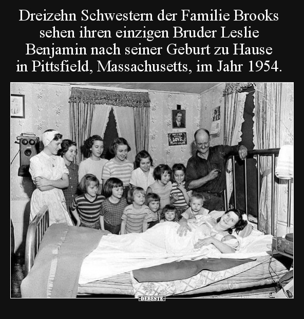 Dreizehn Schwestern der Familie Brooks sehen ihren einzigen.. - Lustige Bilder | DEBESTE.de