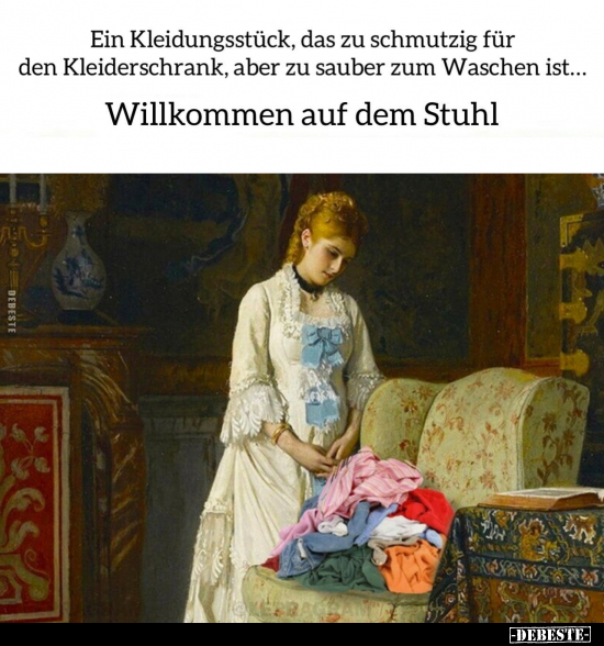 Ein Kleidungsstück, das zu schmutzig.. - Lustige Bilder | DEBESTE.de