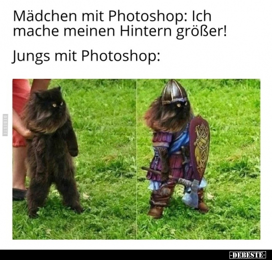 Mädchen mit Photoshop: Ich mache meinen Hintern größer!.. - Lustige Bilder | DEBESTE.de