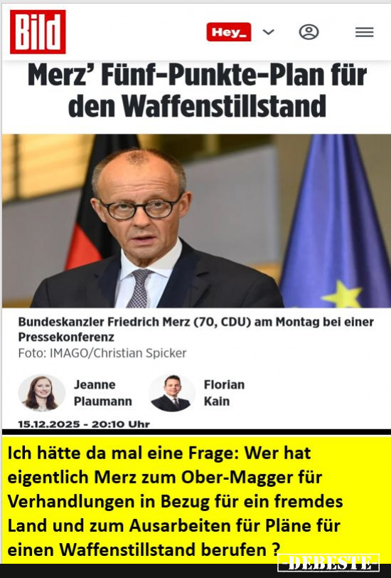 Merz regiert Europa - Lustige Bilder | DEBESTE.de