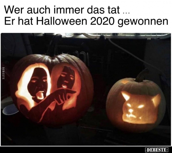 Wer auch immer das tat... Er hat Halloween 2020.. - Lustige Bilder | DEBESTE.de