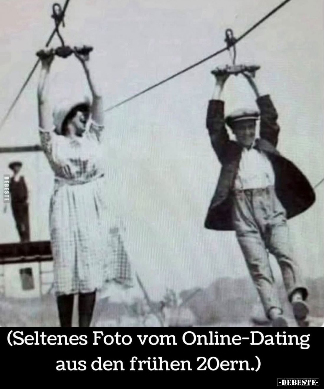 Seltenes Foto vom Online-Dating aus den frühen 20ern.