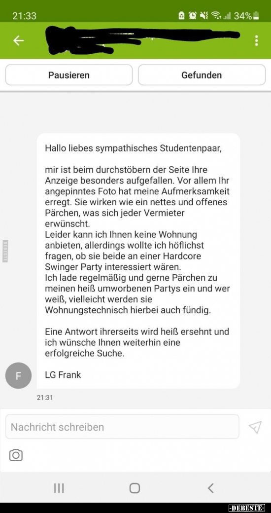 Hallo liebes sympathisches Studentenpaar.. - Lustige Bilder | DEBESTE.de