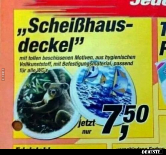 "Schei*ßhausdeckel".. - Lustige Bilder | DEBESTE.de