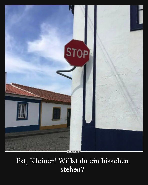 Pst, Kleiner! Willst du ein bisschen stehen?.. - Lustige Bilder | DEBESTE.de