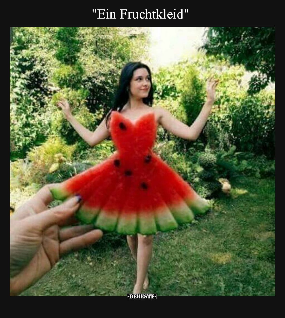 Ein Fruchtkleid