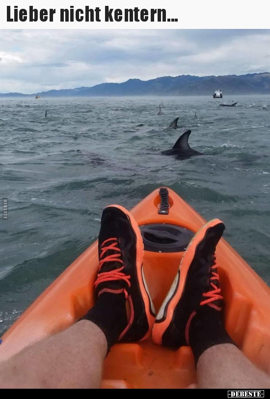 Lieber nicht kentern...