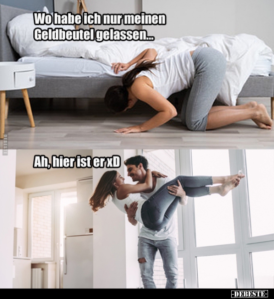Wo habe ich nur meinen Geldbeutel gelassen..
