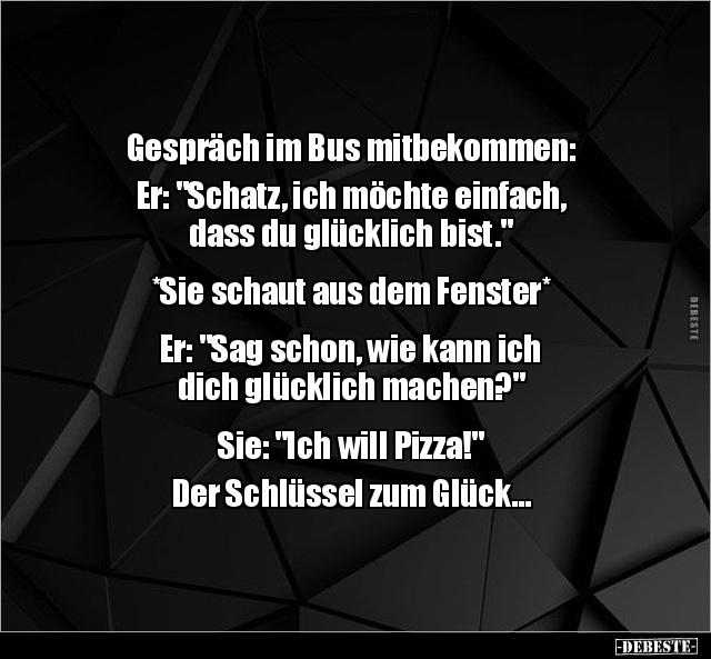 Gespräch im Bus mitbekommen: Er: "Schatz, ich möchte.." - Lustige Bilder | DEBESTE.de