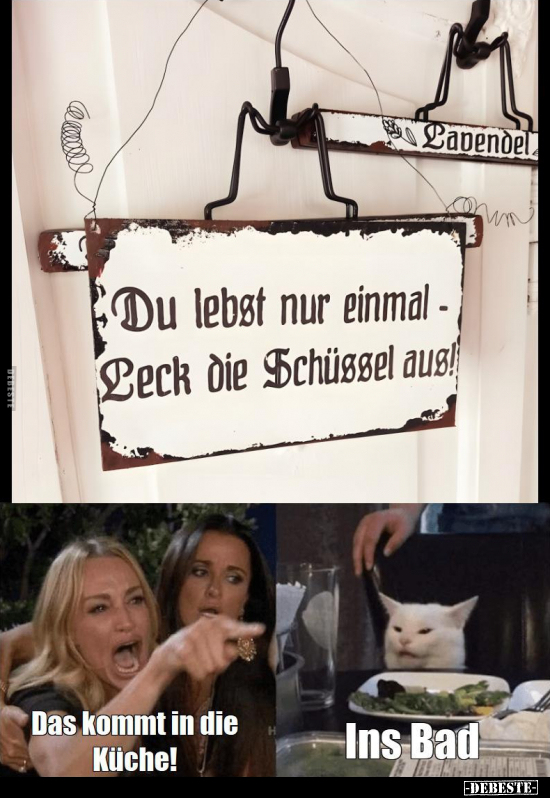 Du lebst nur einmal - Leck die Schüssel aus!