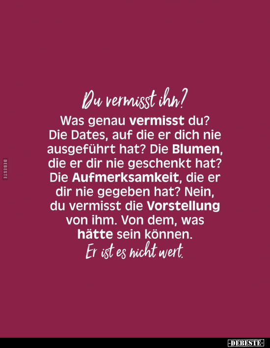 Du vermisst ihn?.. - Lustige Bilder | DEBESTE.de