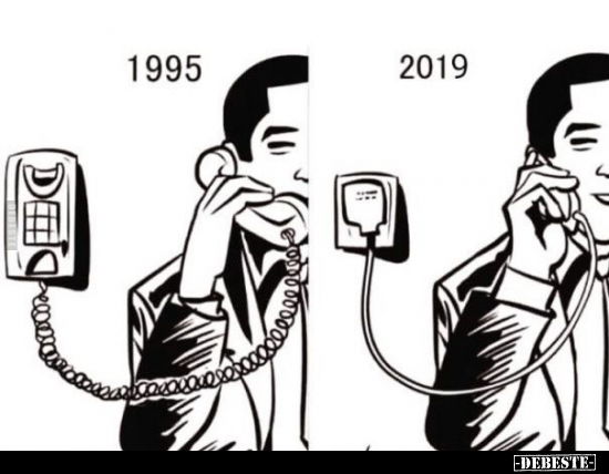 smartphones lustig, damals heute