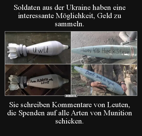 Soldaten aus der Ukraine haben eine interessante.. - Lustige Bilder | DEBESTE.de