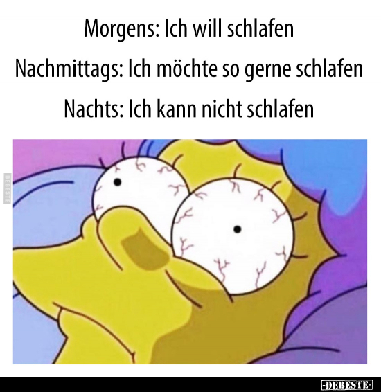 Morgens: Ich will schlafen.. - Lustige Bilder | DEBESTE.de