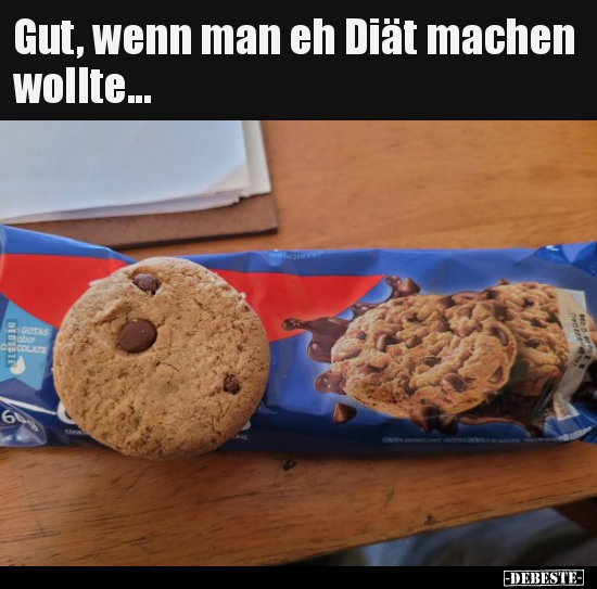 Gut, wenn man eh Diät machen wollte...