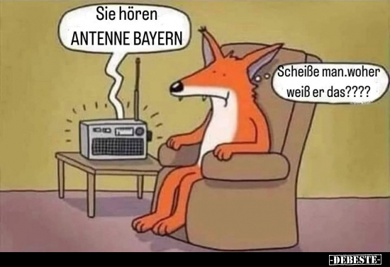 Sie hören ANTENNE BAYERN.. - Lustige Bilder | DEBESTE.de