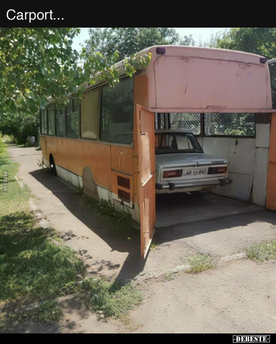 Carport.. - Lustige Bilder | DEBESTE.de