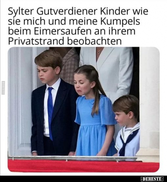 Sylter Gutverdiener Kinder wie sie mich und meine Kumpels.. - Lustige Bilder | DEBESTE.de