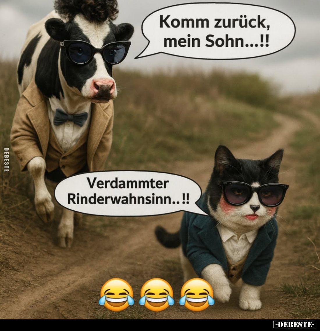 Komm zurück, mein Sohn...!! -
Verdammter Rinderwahnsinn..!!
