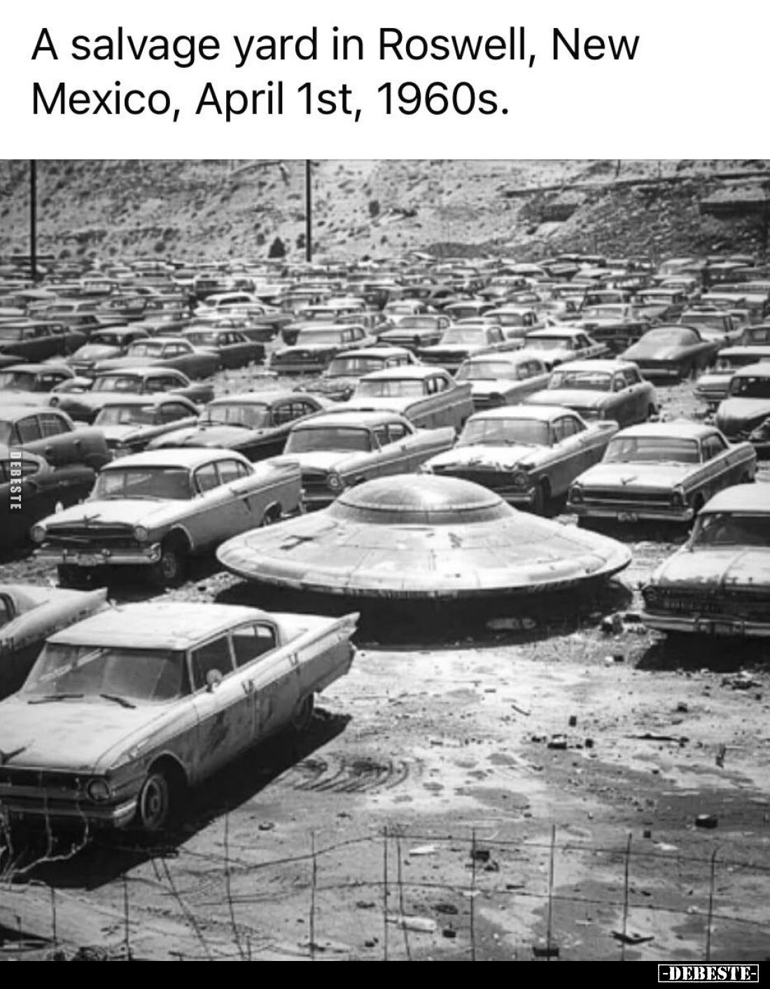 A salvage yard in Roswell, New Mexico... - Lustige Bilder | DEBESTE.de