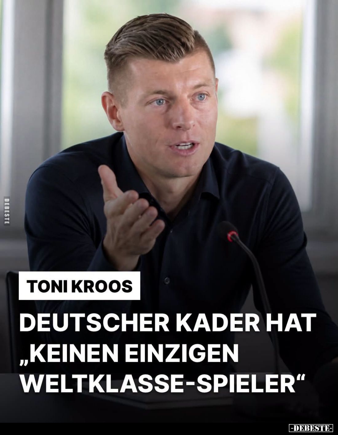 Toni Kroos: Deutscher Kader hat "keinen einzigen Weltklasse-Spieler."