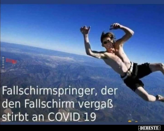 Fallschirmspringer, der den Fallschirm vergaß.. - Lustige Bilder | DEBESTE.de