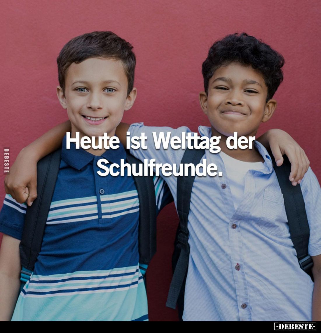 Heute ist Welttag der Schulfreunde.