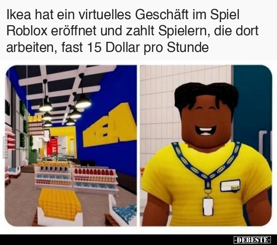 Ikea hat ein virtuelles Geschäft im Spiel Roblox eröffnet.. - Lustige Bilder | DEBESTE.de