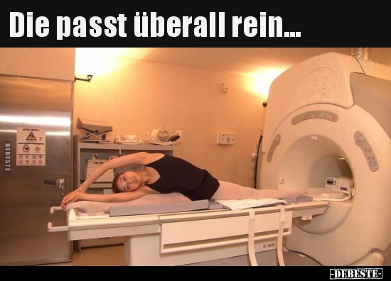 Die passt überall rein...